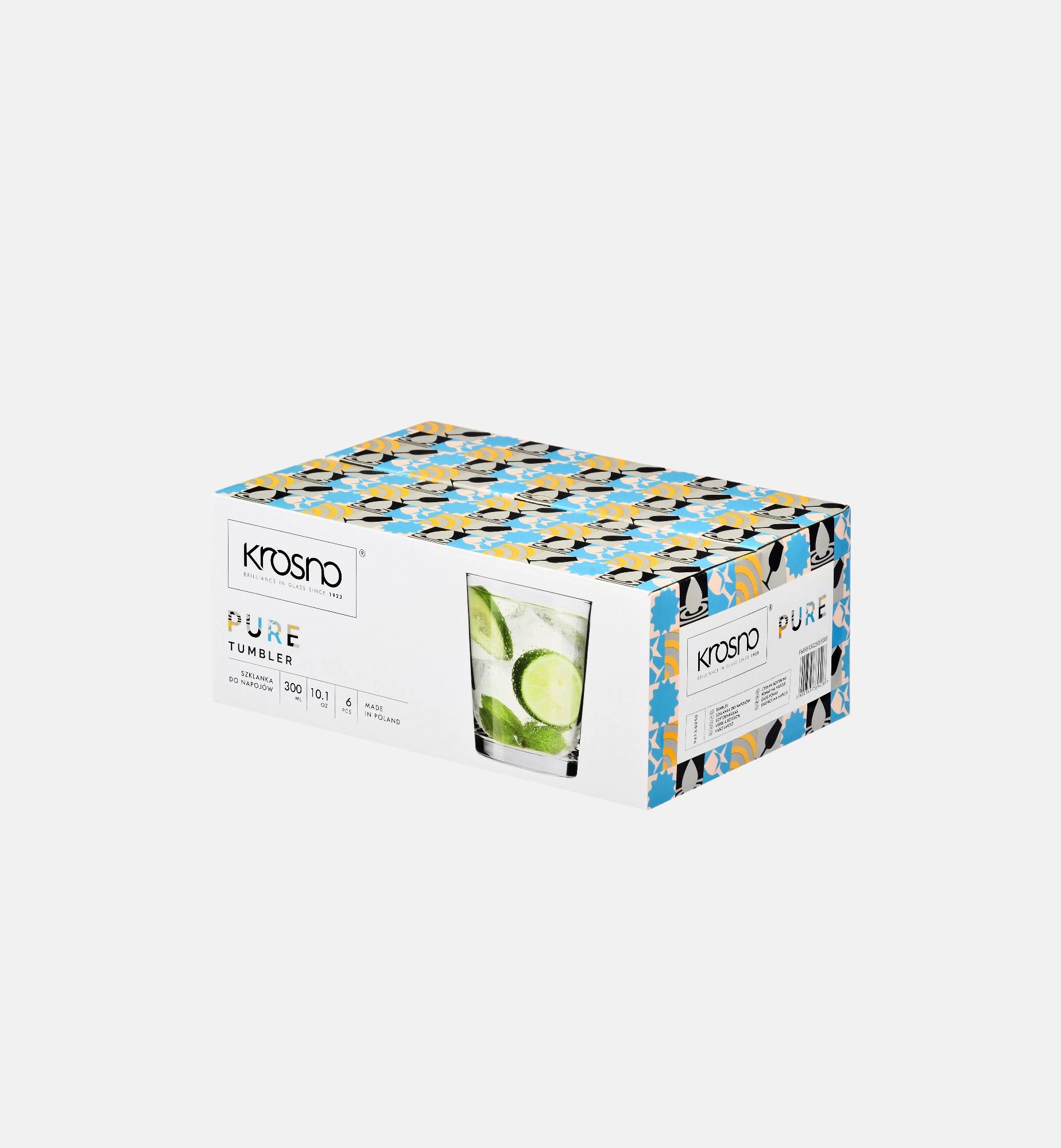 krosno-verres-a-eau-300-ml-verre-transparent image 6