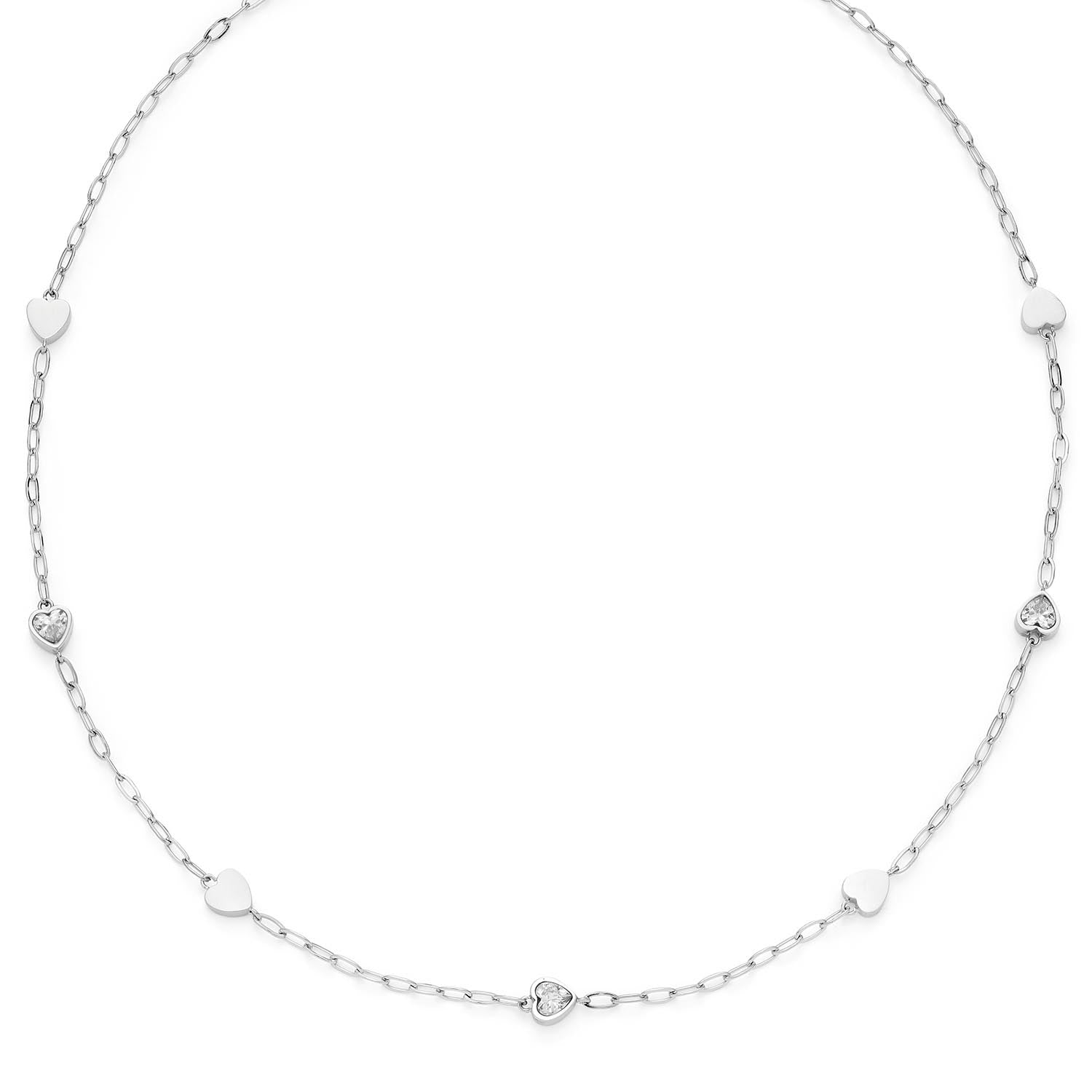 leonardo-christie-42-cm-ciao-collier-c-ur-argent image 5