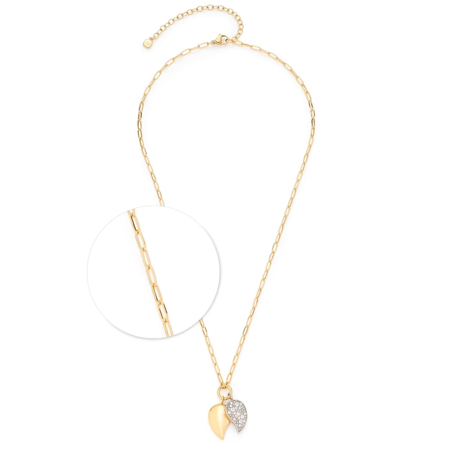 leonardo-lea-collier-bicolore-45-cm-zircones image 1
