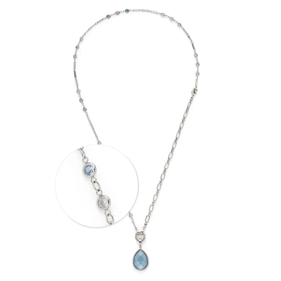 leonardo-vicky-collier-50-cm-pierres-bleues-modulable image 1