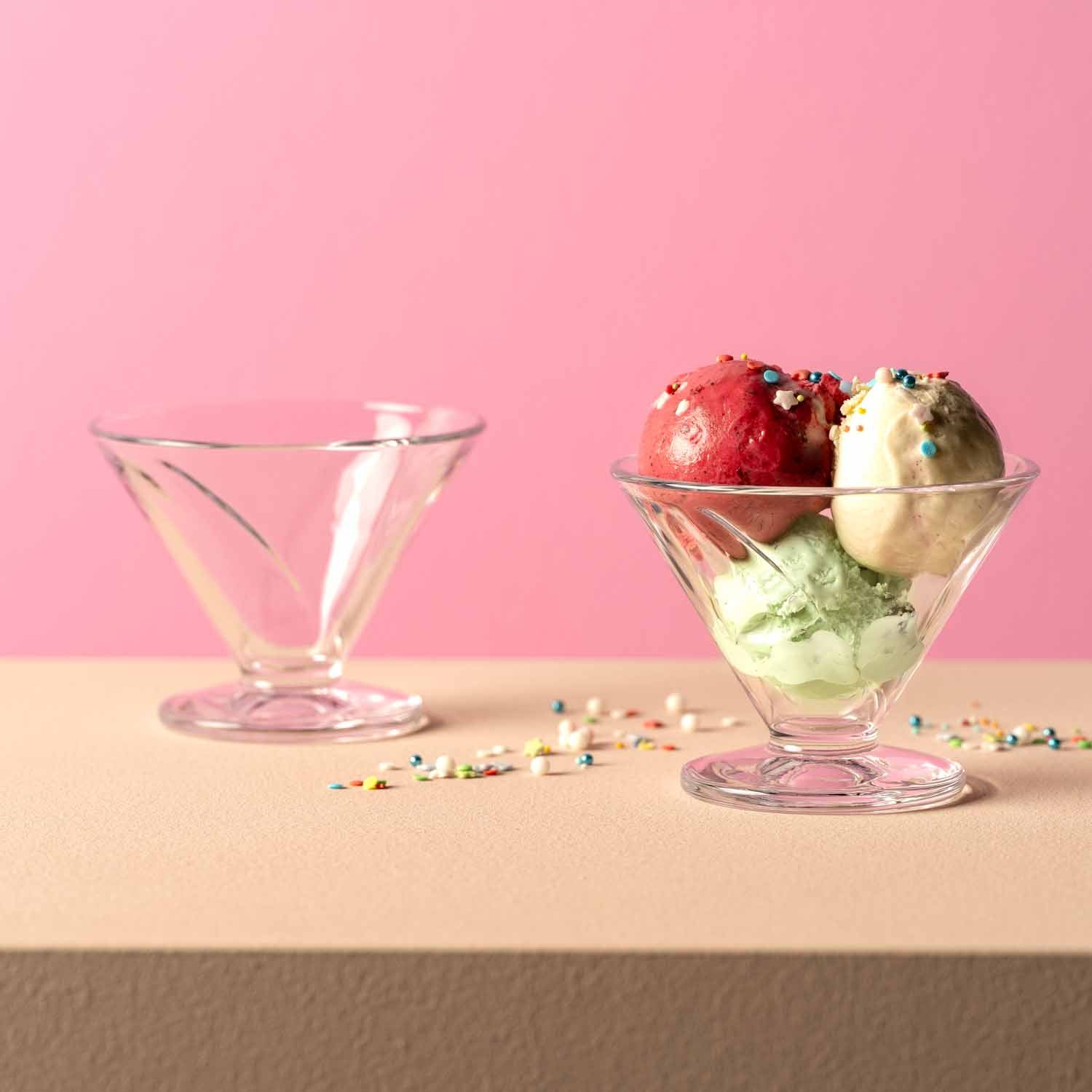 leonardo-cono-coupe-glace-verre-270-ml-lot-de-4-transparent image 3