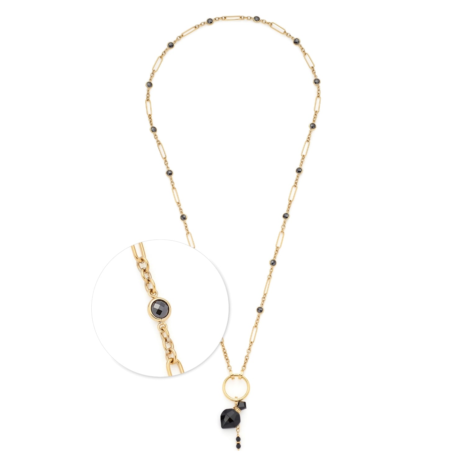 leonardo-clip-mix-delica-80-cm-collier-dor-noir-flacon image 1