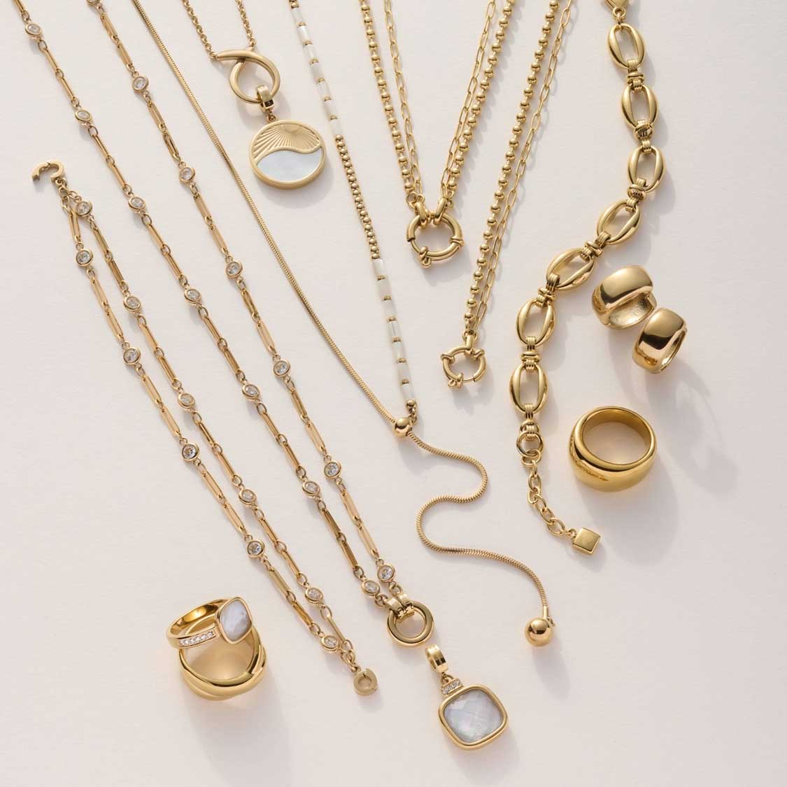 leonardo-rebecca-bracelet-dor-clip-mix image 2