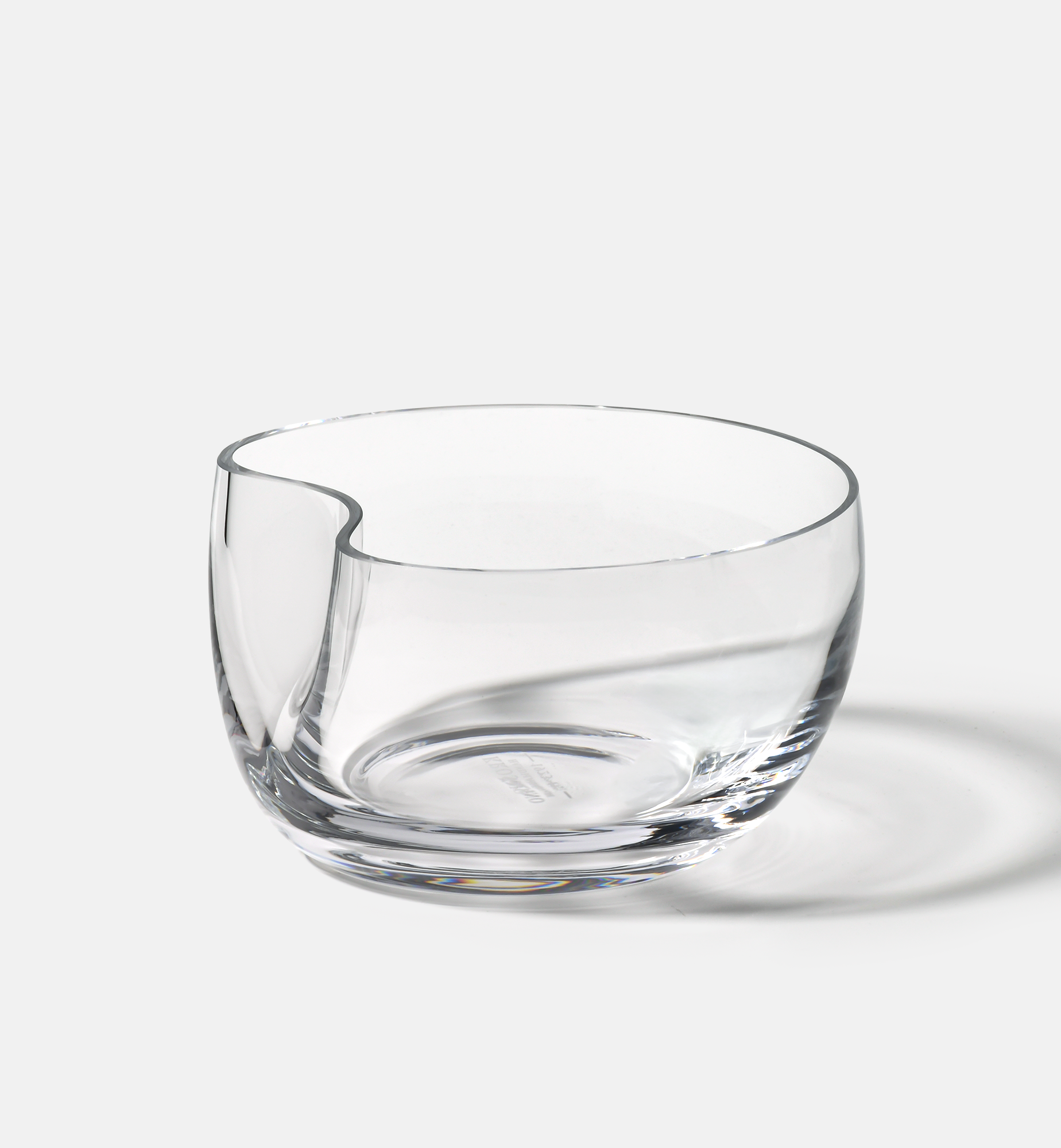 krosno-flow-saladier-bol-cristal-20-cm-transparent image 2