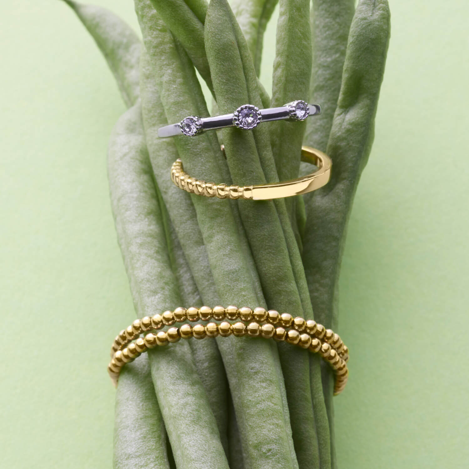 leonardo-marida-ciao-bague-acier-16-cristaux image 6