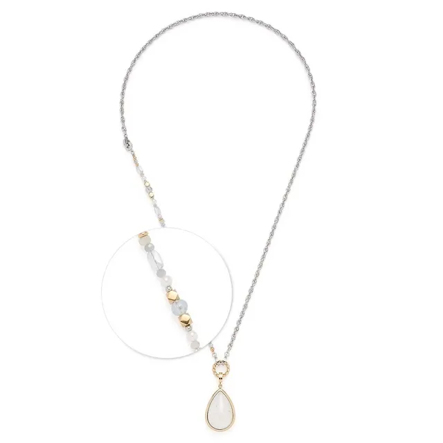 leonardo-esther-collier-clip-mix-perles-69-cm image 1