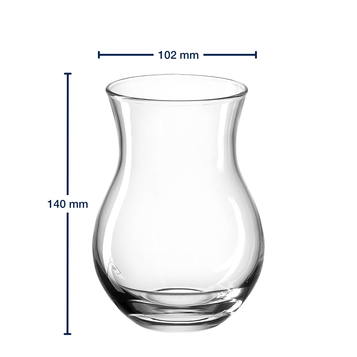 leonardo-casolare-vase-transparent-14-cm-fait-main image 3