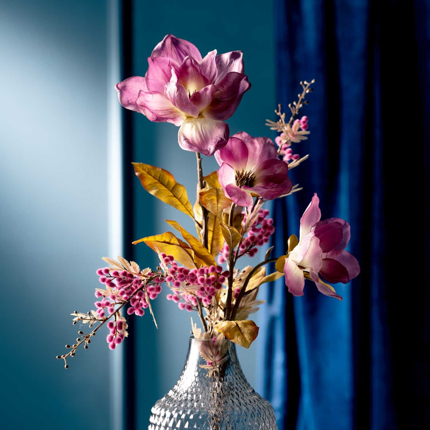 leonardo-palazzo-mimosa-artificiel-violet-70-cm image 4