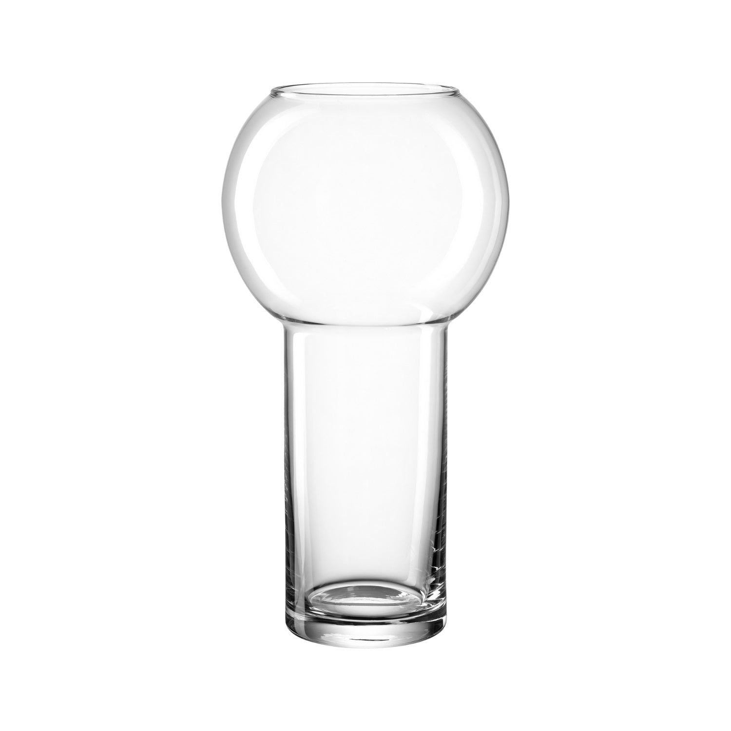 leonardo-vernazza-vase-en-verre-27-cm-transparent image 1