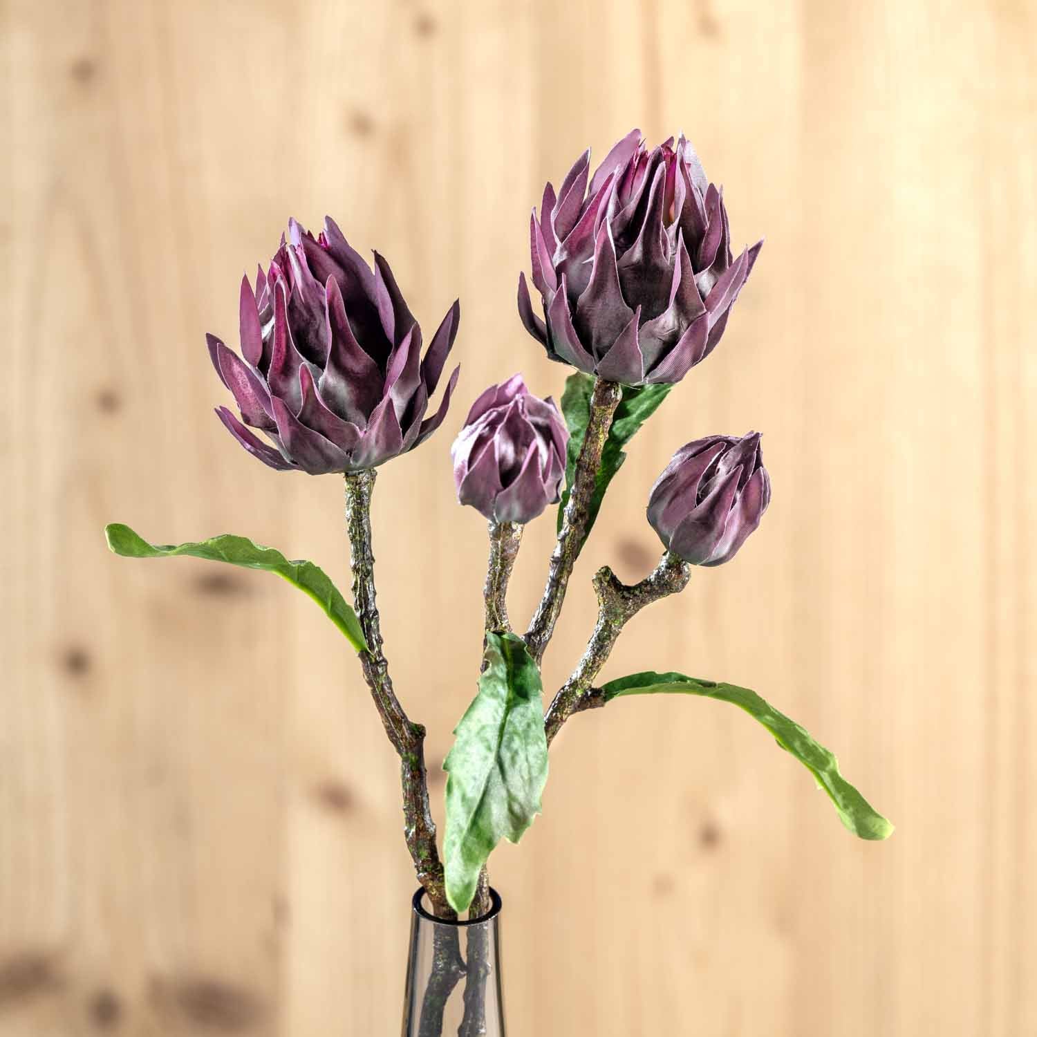 leonardo-fiore-artichaut-artificiel-violet-43-cm image 4