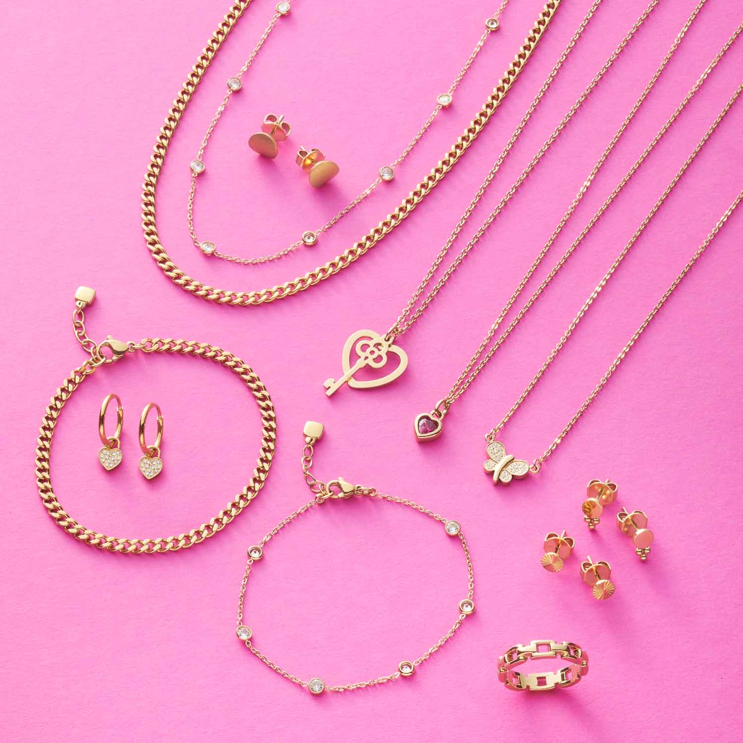 leonardo-jetta-ciao-collier-dor-45-cm-cl-coeur image 5