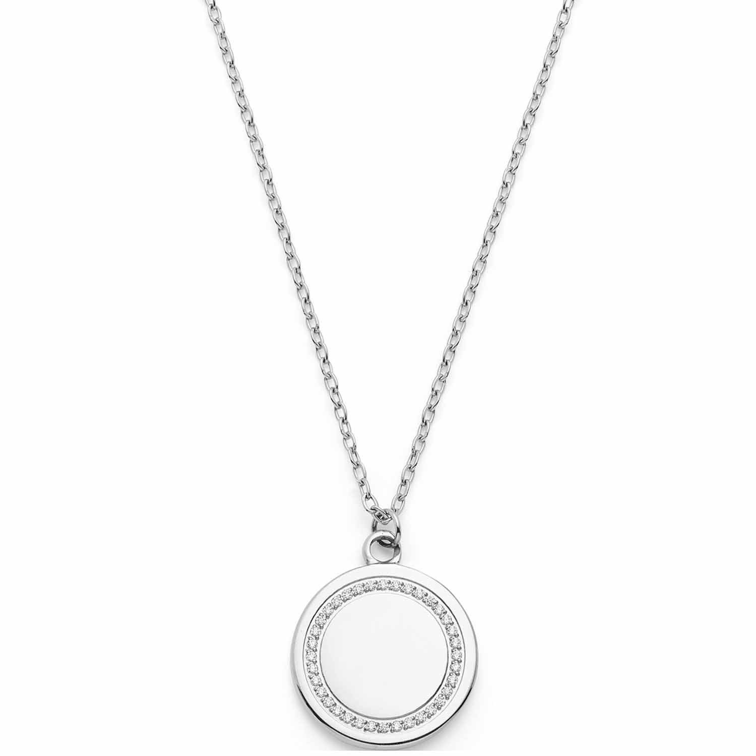 leonardo-ferrara-collier-45-cm-argent-gravable image 3