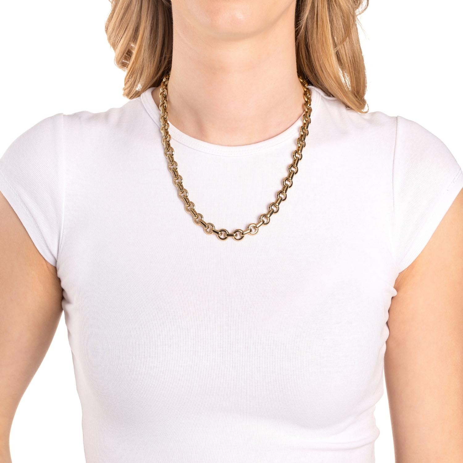 leonardo-nala-50-cm-collier-dor-maillons-ronds image 3