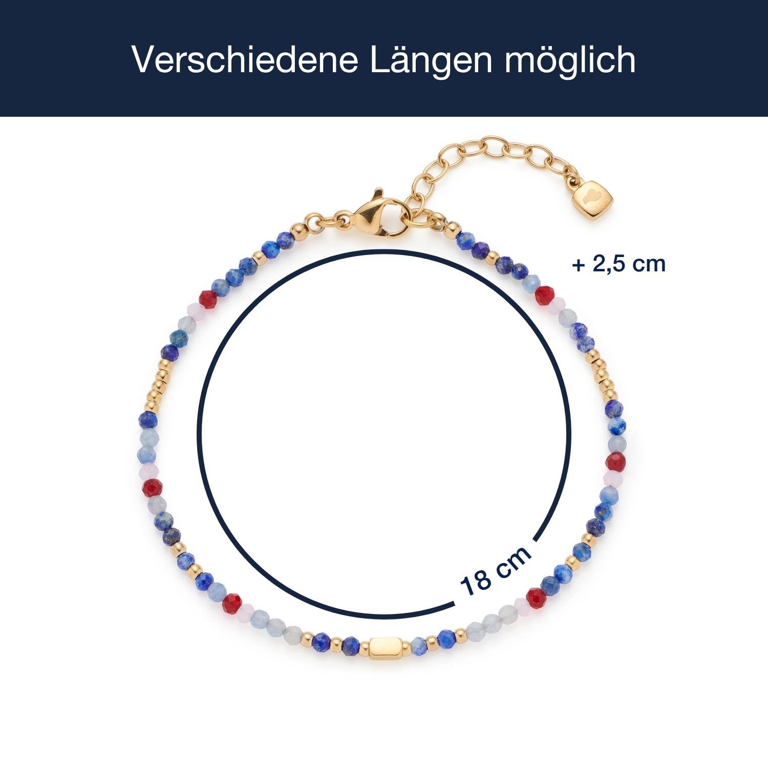 leonardo-alsion-ciao-bracelet-dor-perles-lapis-lazuli-18-cm image 4