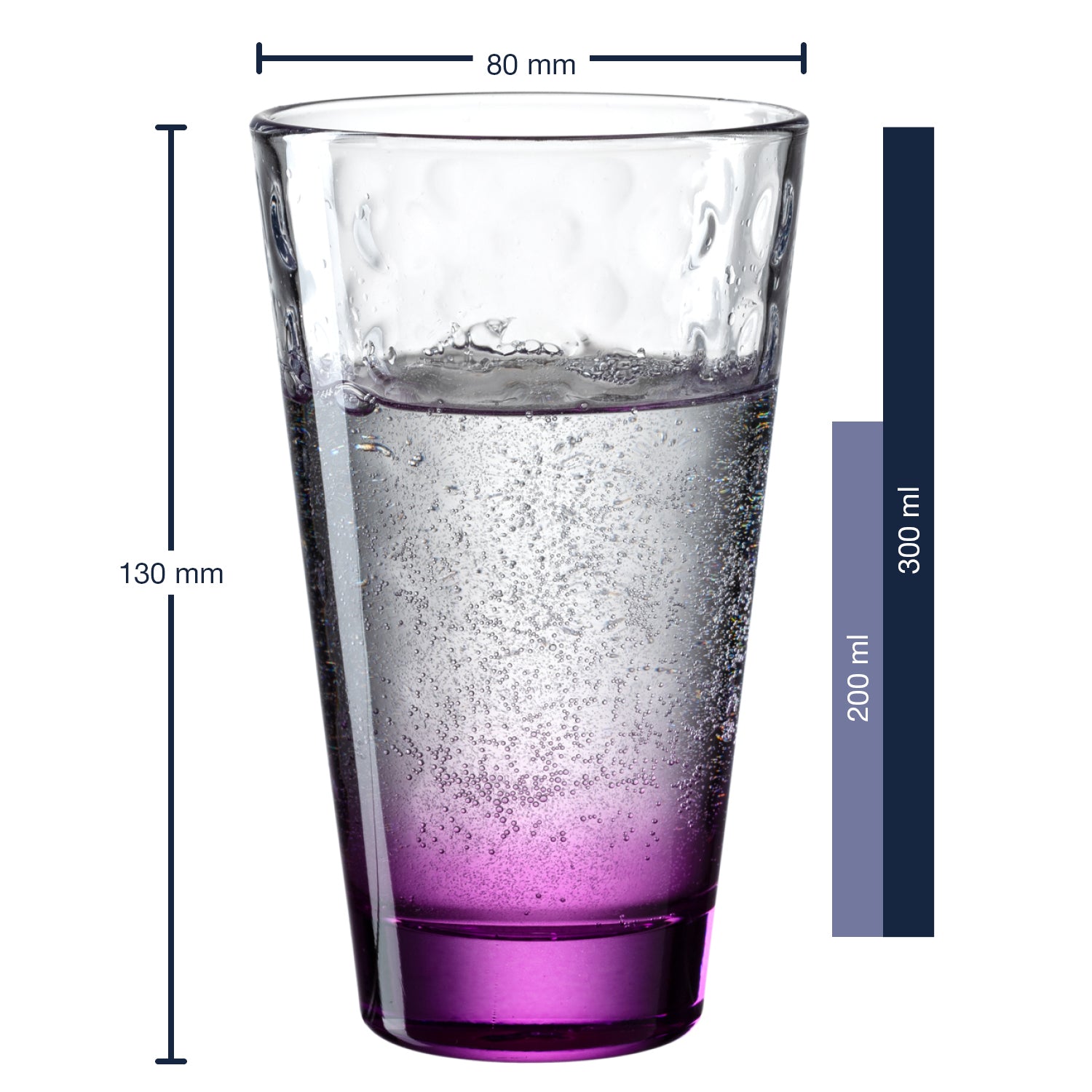 leonardo-optic-verre-eau-300-ml-assortis-lot-6 image 2
