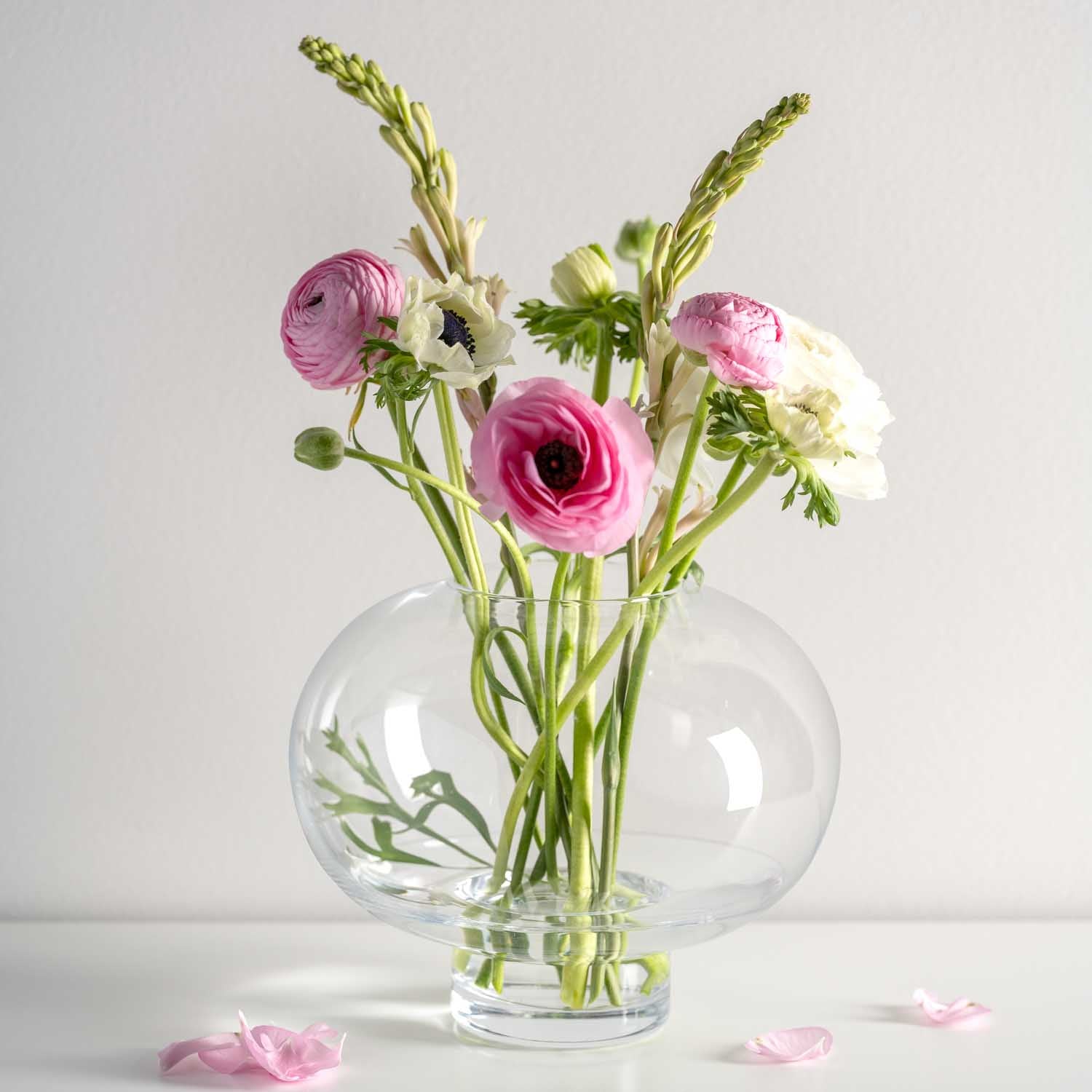 leonardo-vernazza-vase-en-verre-19-cm-transparent image 2