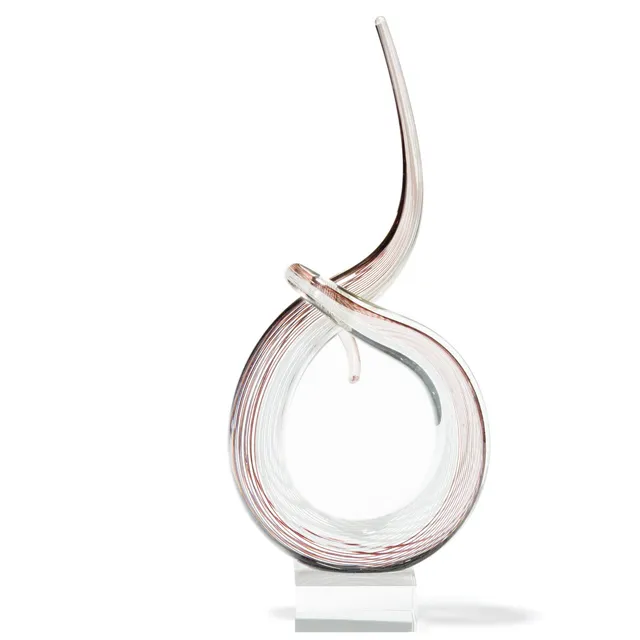 leonardo-sculptur-sculpture-d-co-verre-brun-50-cm-ease image 1