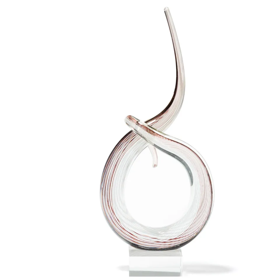 leonardo-sculptur-sculpture-d-co-verre-brun-50-cm-ease image 1
