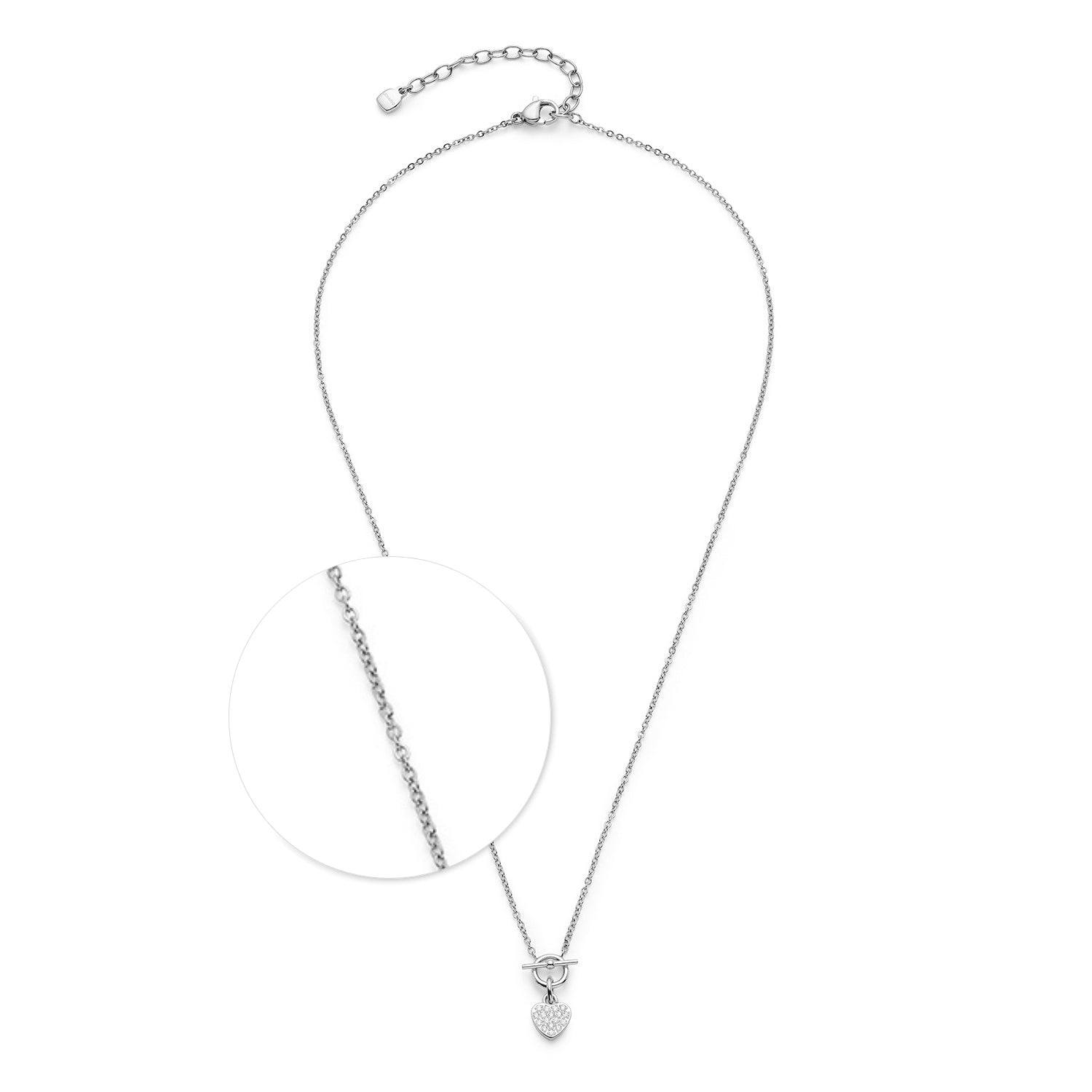 leonardo-noemi-42-cm-collier-coeur-zirconia image 1