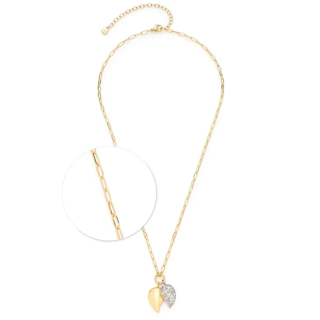 leonardo-lea-collier-bicolore-45-cm-zircones image 1
