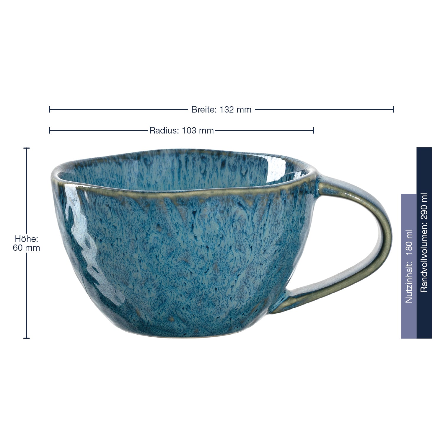 leonardo-matera-tasses-c-ramique-bleues-290-ml-lot-de-4 image 2