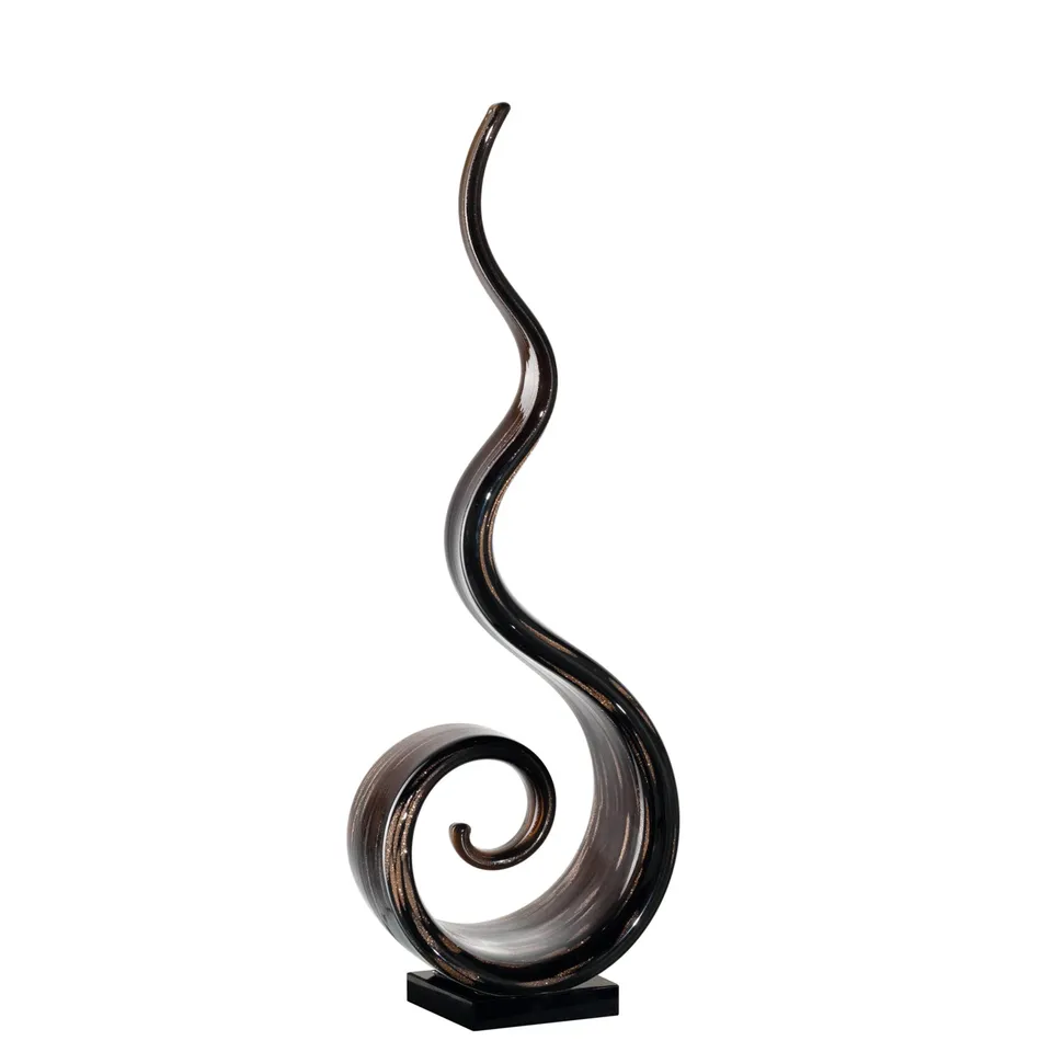 leonardo-casolare-objet-d-co-verre-noir-40-cm image 1