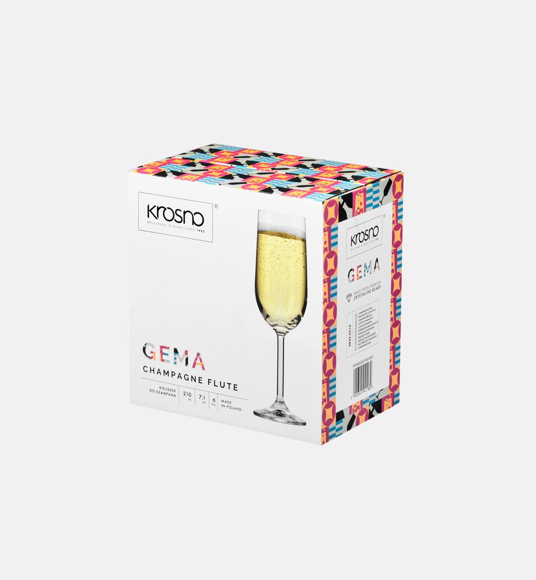 krosno-gema-fl-te-champagne-210-ml-lot-6 image 6