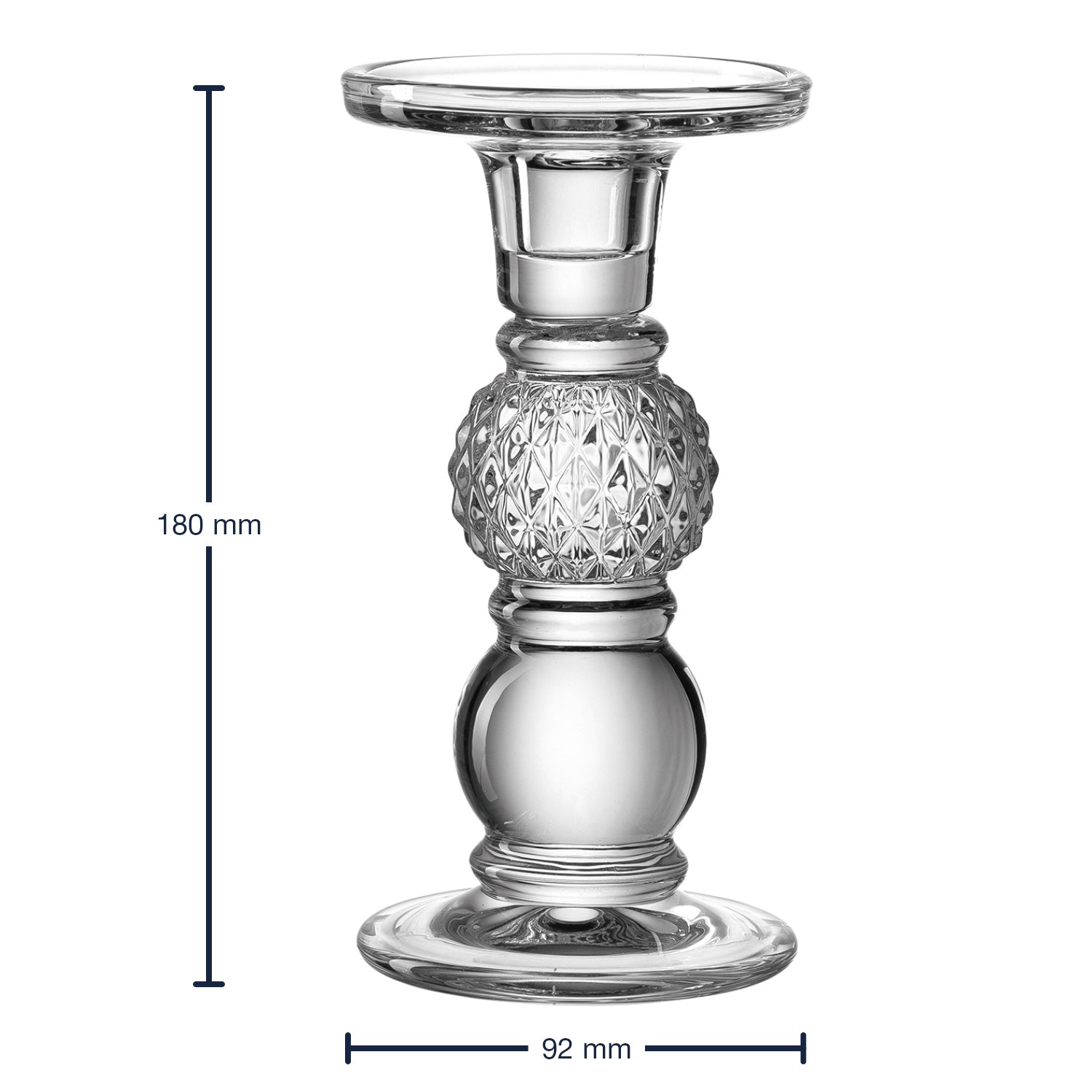 leonardo-poesia-bougeoir-en-verre-18-cm image 2