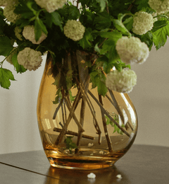 krosno-gemstone-vase-ambre-28-cm image 4