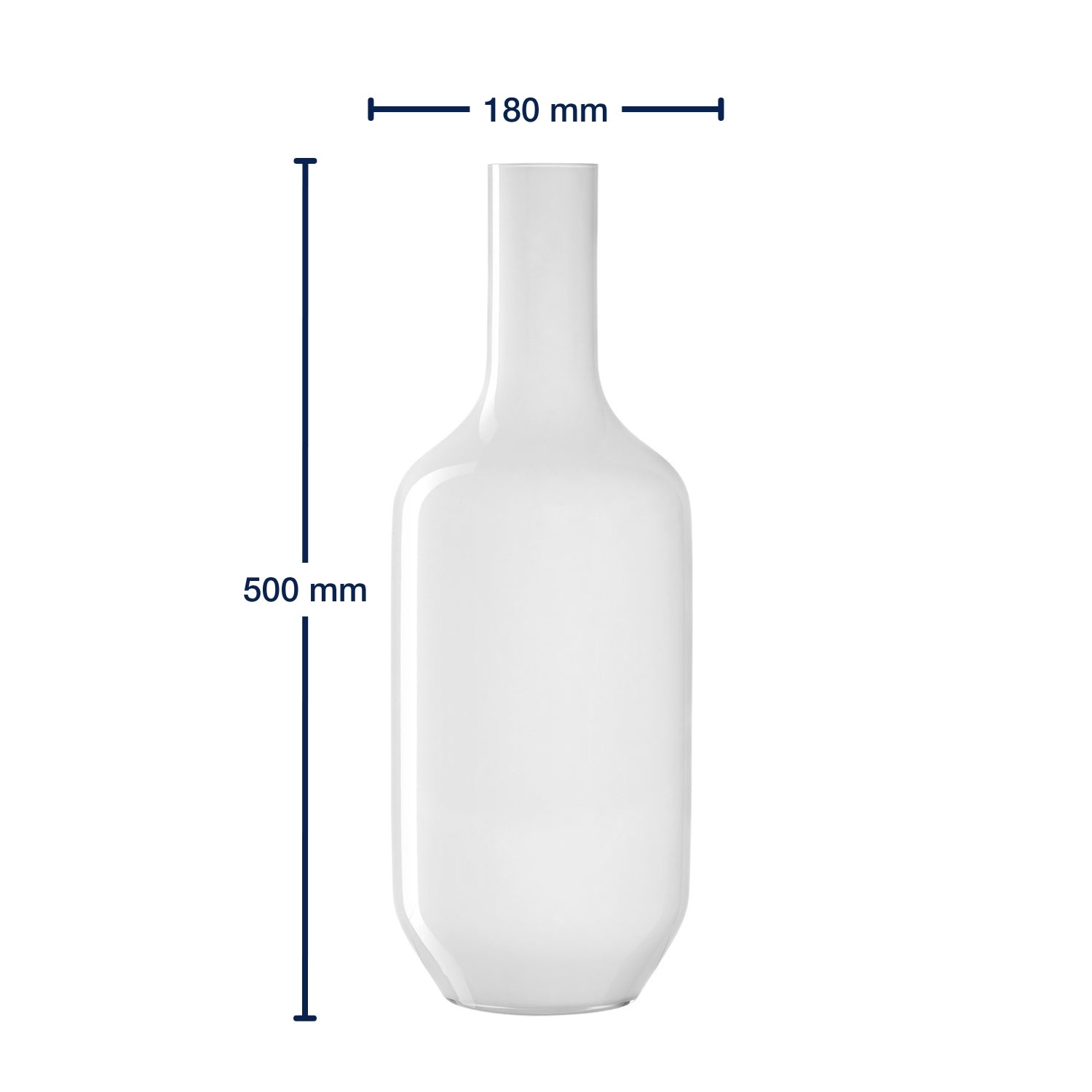leonardo-milano-vase-blanc-50-cm-fait-main image 3