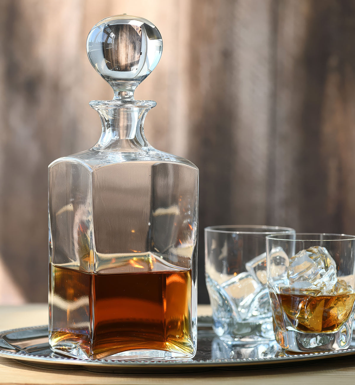 krosno-caro-carafe-whisky-1000-ml-cristal-bouchon image 2