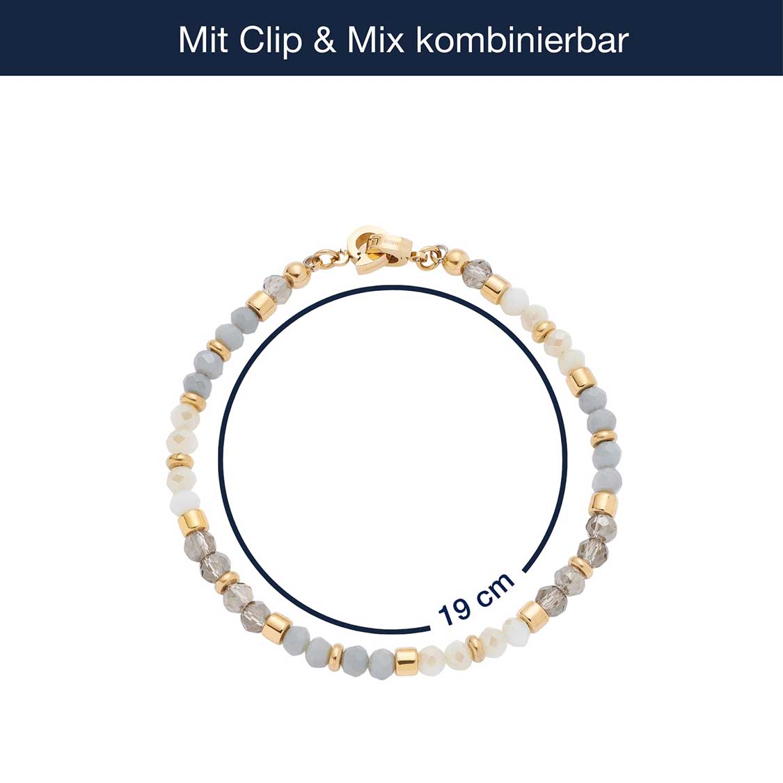 leonardo-clip-mix-bernie-bracelet-dor-perles image 4