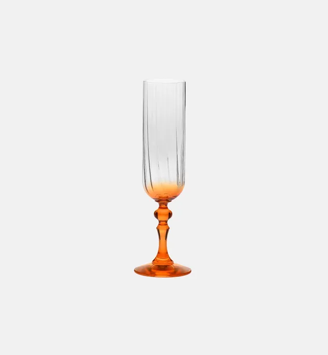 krosno-ombr-fl-te-champagne-pied-orange-200-ml image 1
