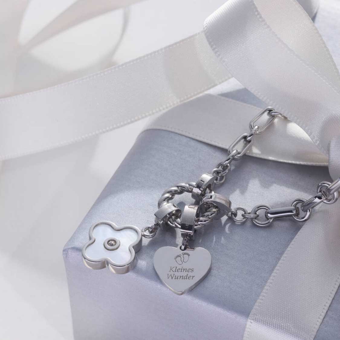 leonardo-yvette-60-cm-collier-acier-argent image 2