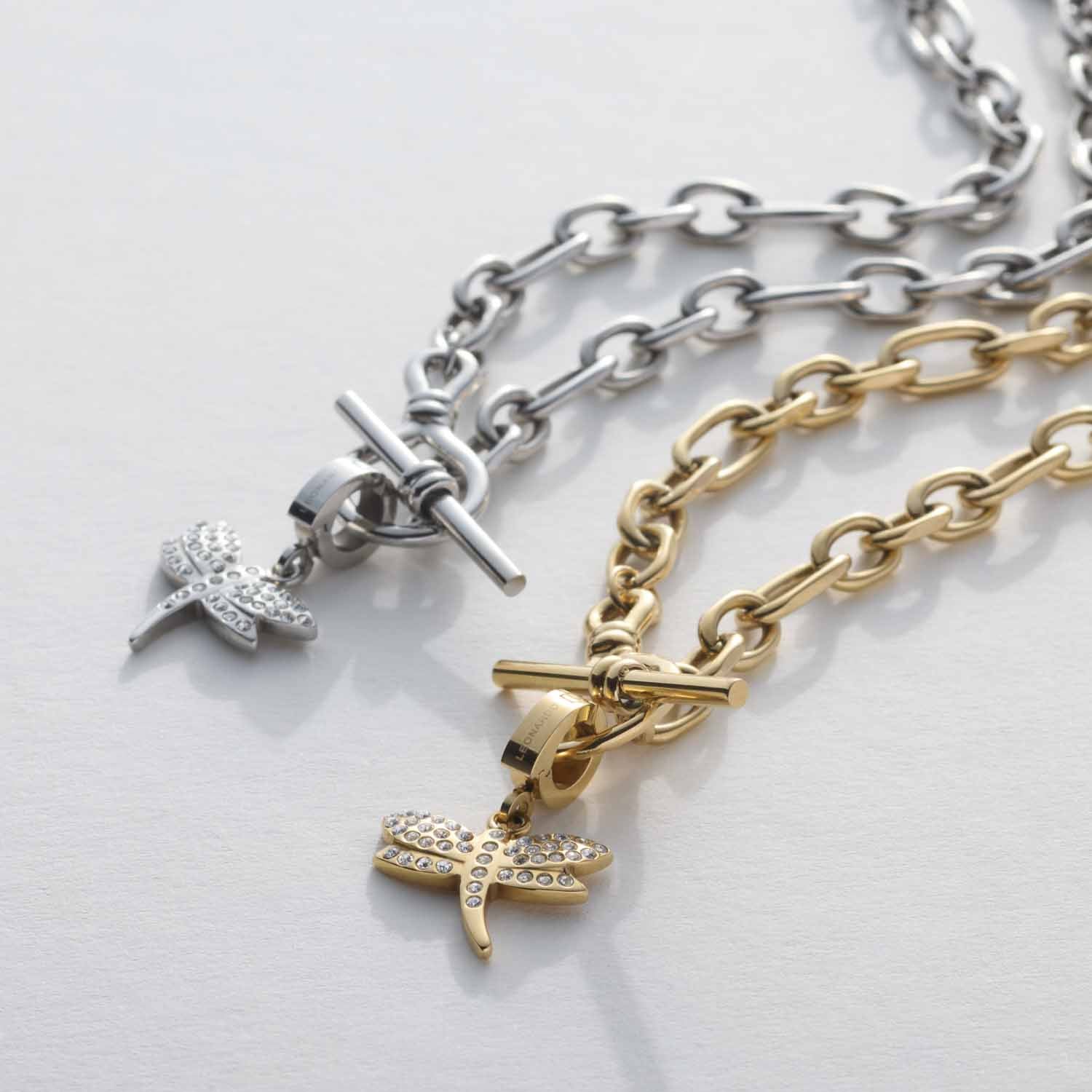 leonardo-elisabeth-collier-45-cm-argent-ancre image 5