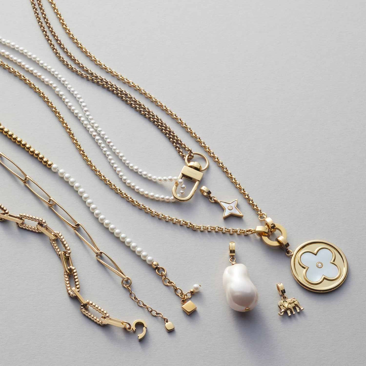 leonardo-lucinda-collier-48-cm-dor-perles-blanches image 7