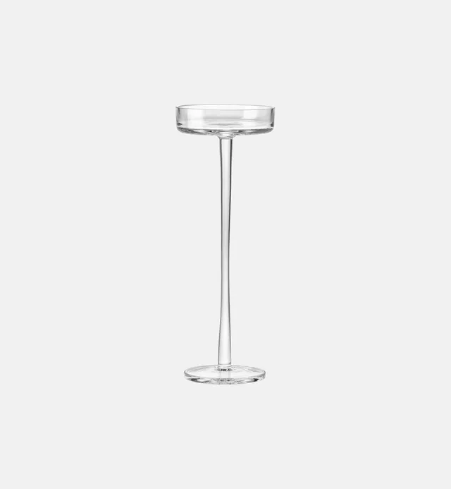 krosno-1958-photophore-bougeoir-transparent-25-cm image 1