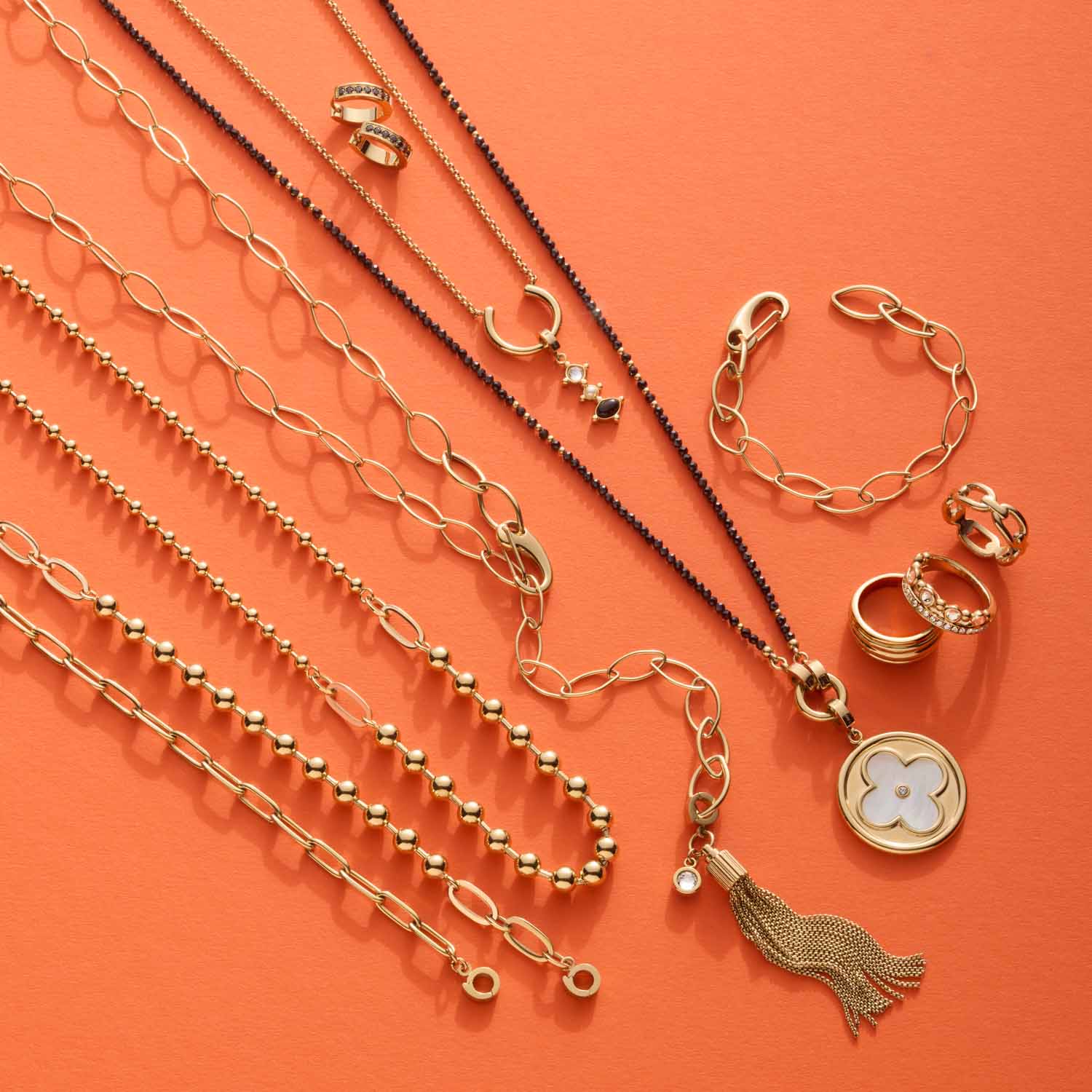 leonardo-dotty-clip-mix-bracelet-dor-boules-charms image 7