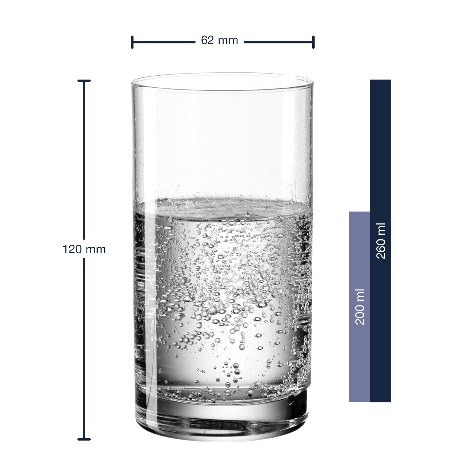 leonardo-easy-verres-eau-260-ml-lot-de-6 image 2