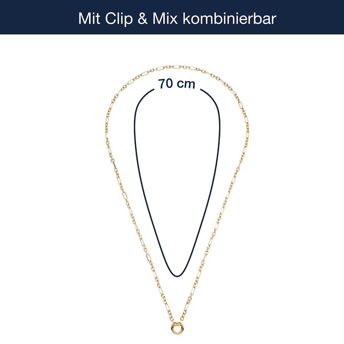 leonardo-ninon-clip-mix-collier-long-70-cm-dor image 5