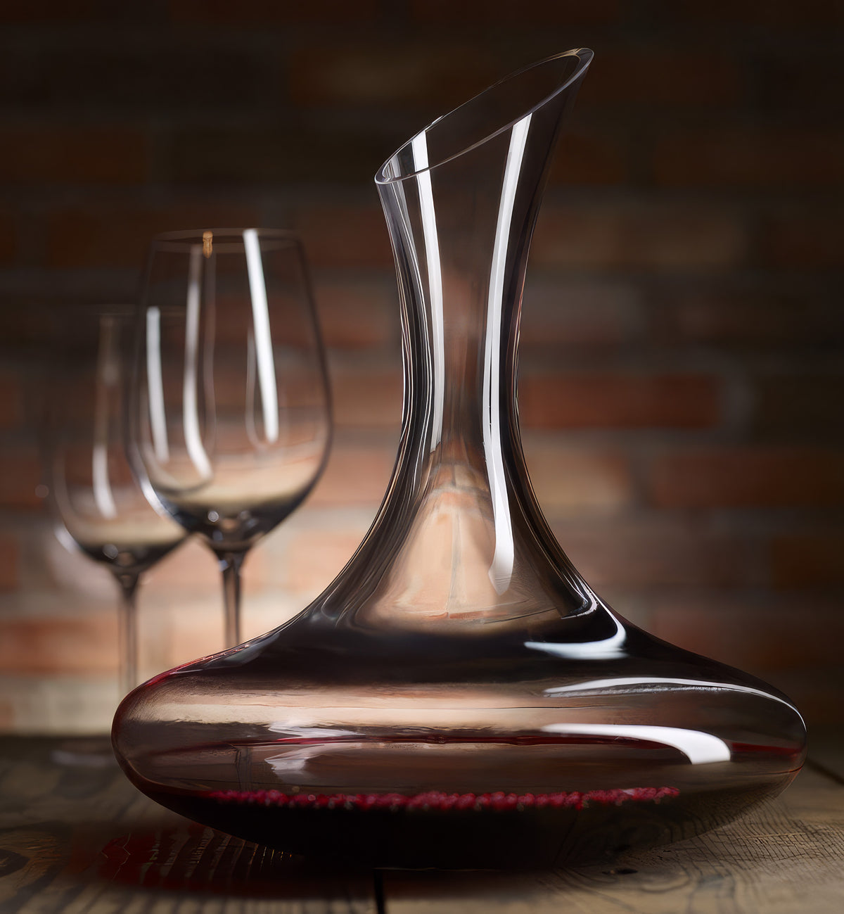 krosno-carafe-vin-1500-ml-sculpturale-moderne image 2
