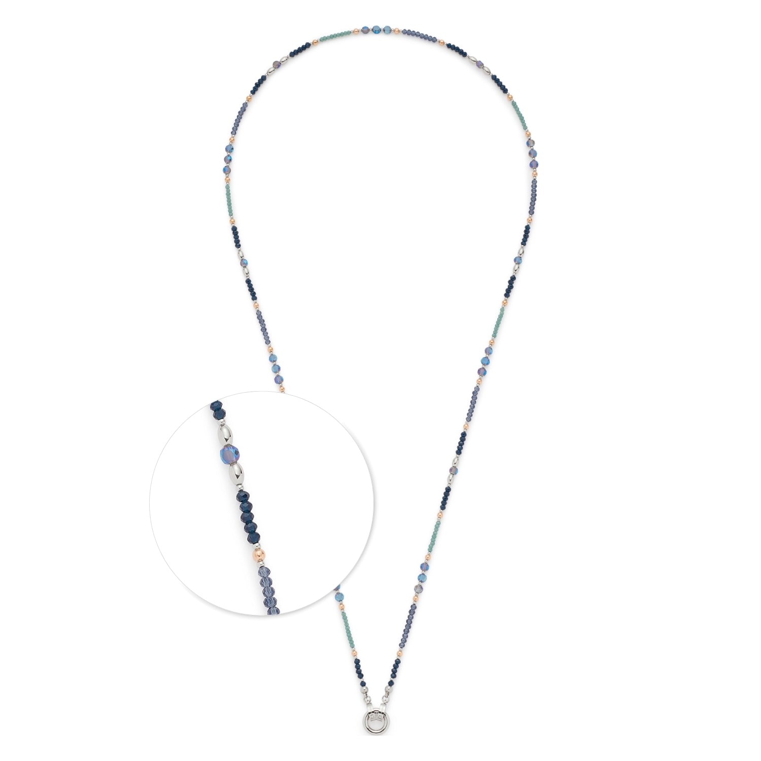 leonardo-natalina-collier-perles-bleues-80-cm-clip-mix image 1