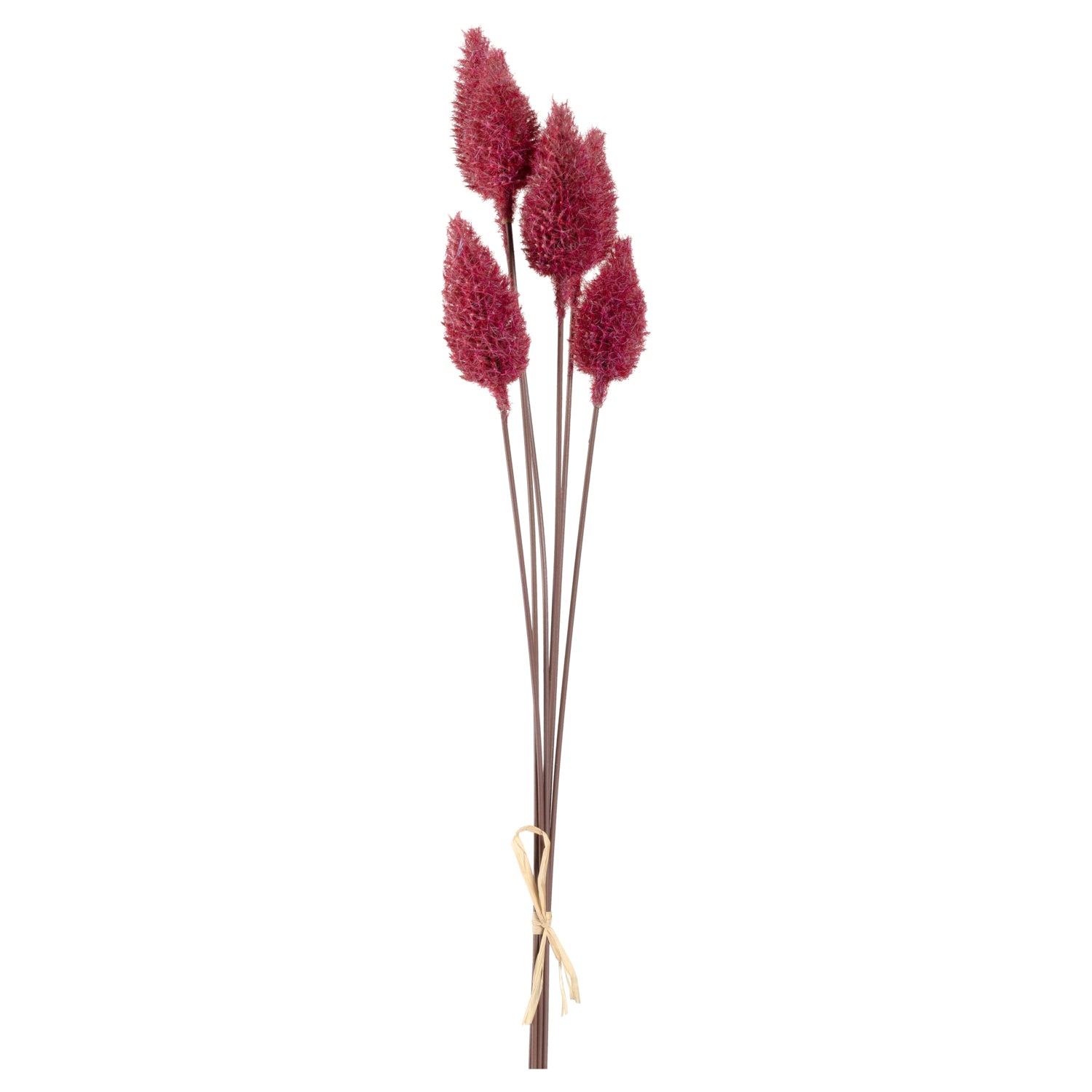 leonardo-vernazza-sea-holly-fleur-artificielle-rouge-lot-6-65-cm image 1