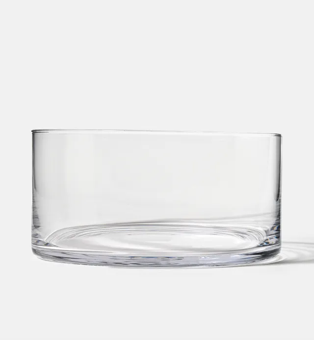 krosno-saladier-verre-24-cm-transparent-fait-main image 1