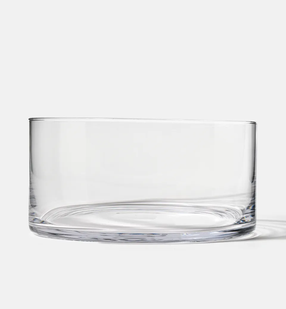 krosno-saladier-verre-24-cm-transparent-fait-main image 1
