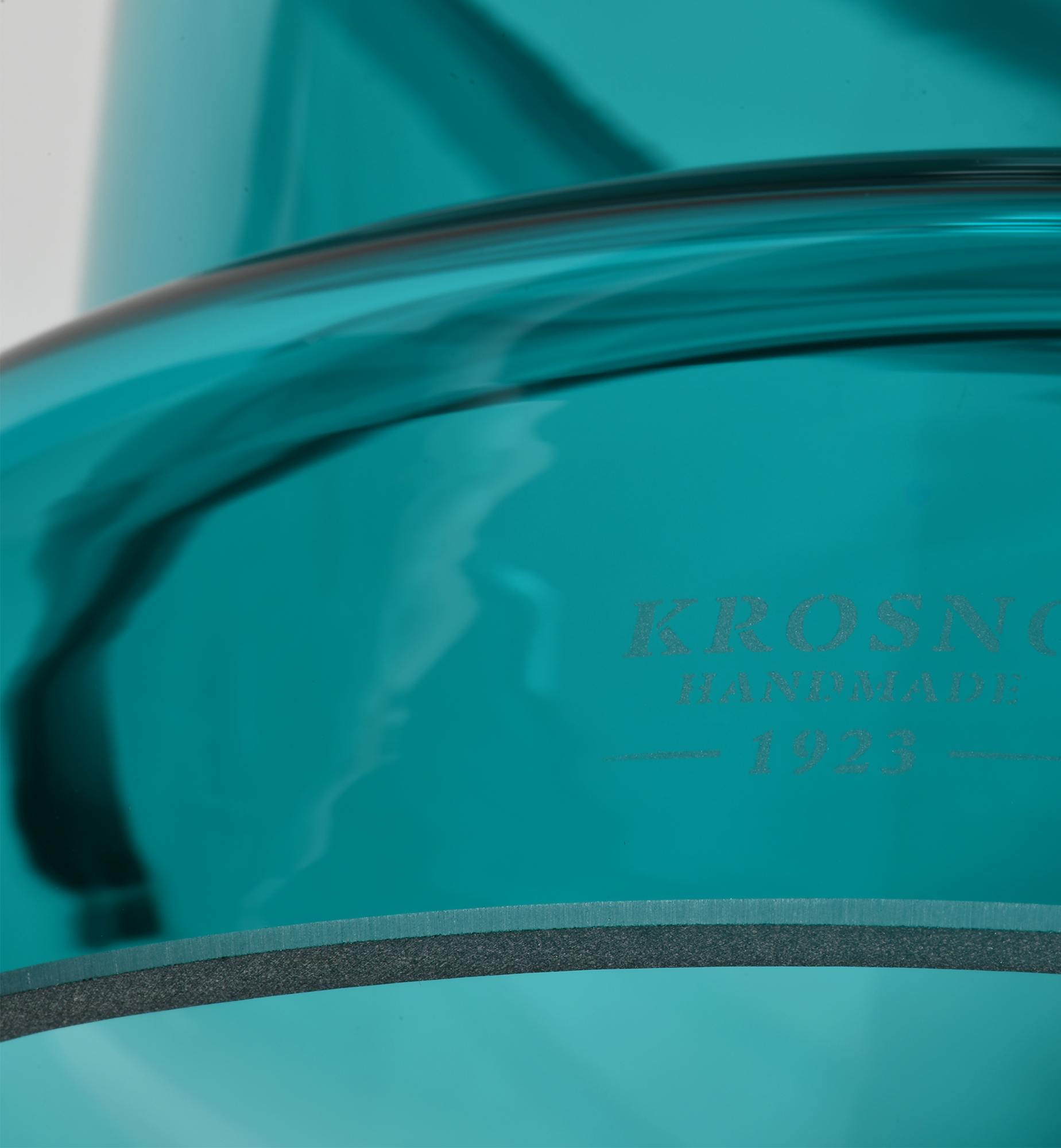 krosno-lazur-table-basse-verre-bleu-30-cm-fait-main image 4