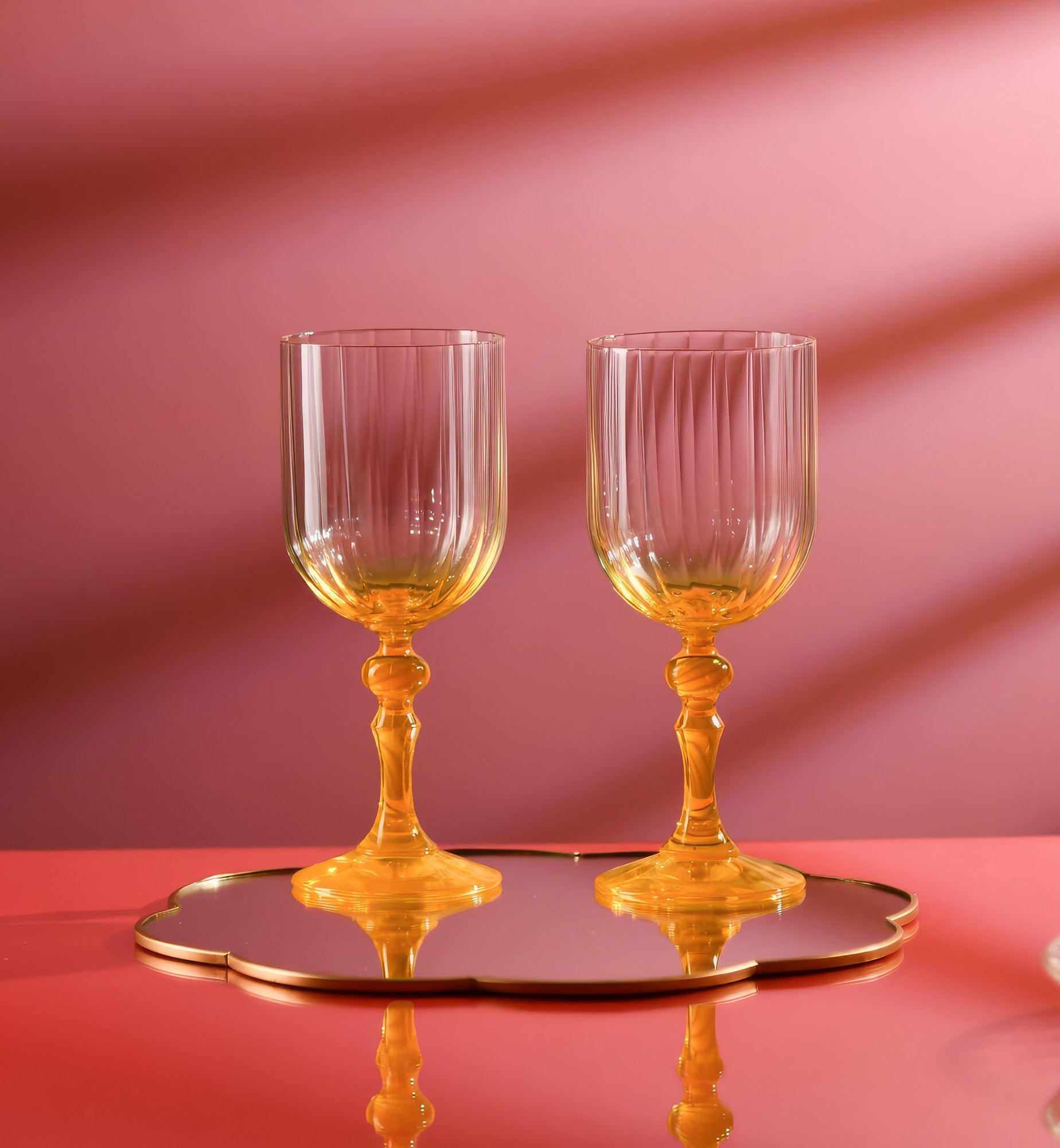 krosno-verre-vin-pied-jaune-300-ml-ombr image 3