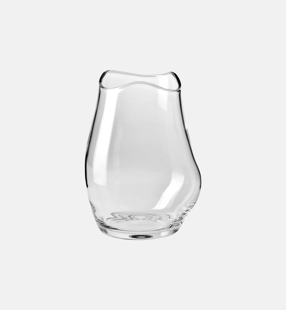 krosno-organic-vase-cristal-transparent-28-cm image 1