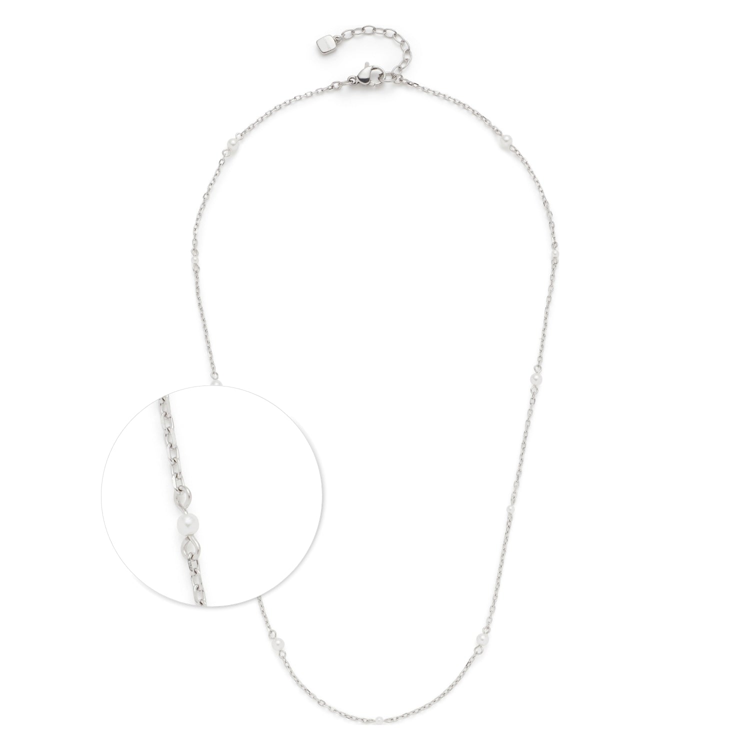 leonardo-navina-collier-perles-42-cm-ciao-blanc image 1