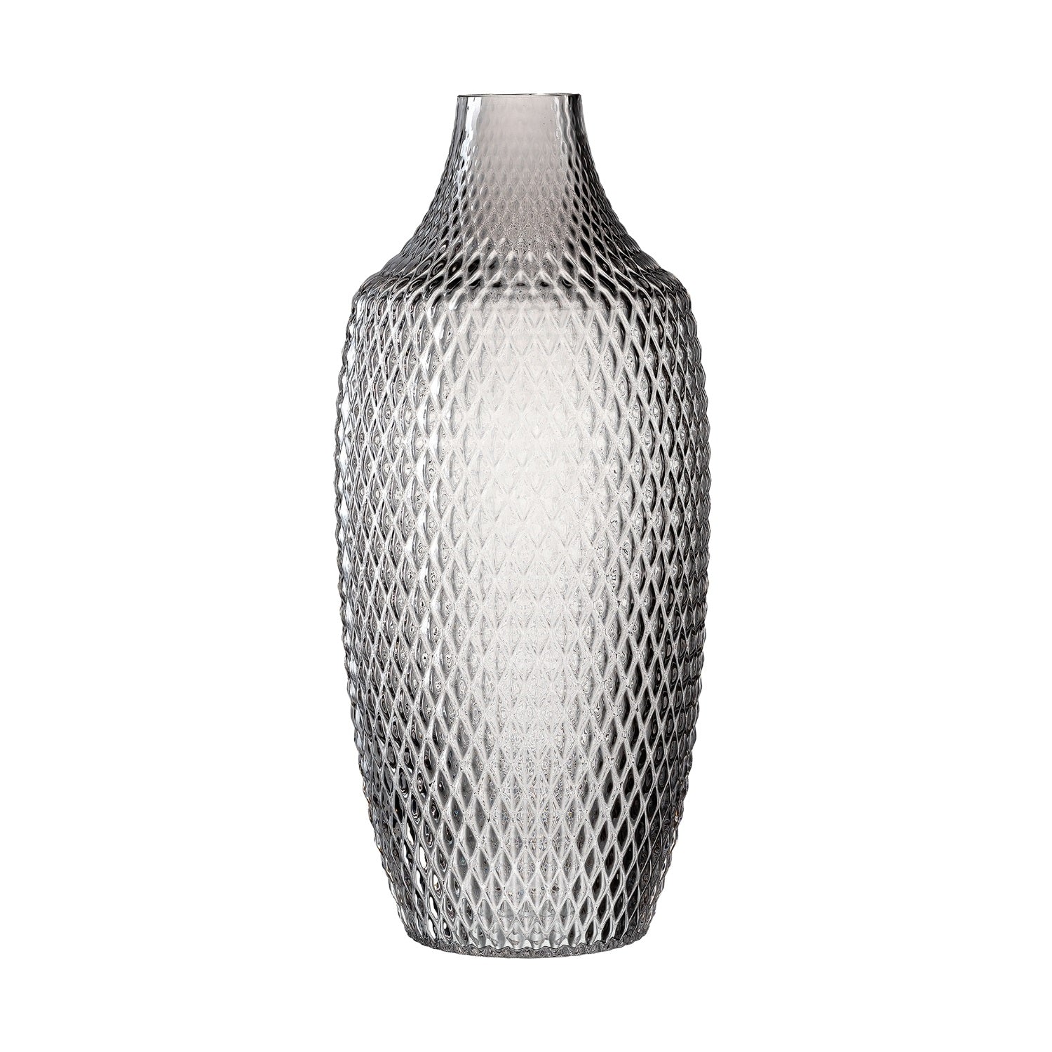 leonardo-poesia-vase-gris-40-cm-verre-fait-main image 1